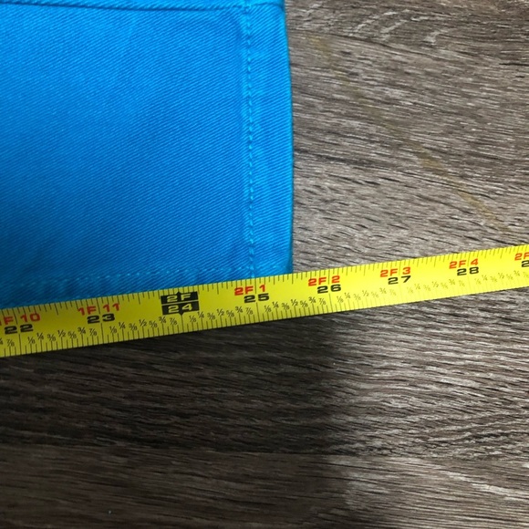 Imperial Star Girls Skinny Jeans in Bright Turquoise - Size 12 - Picture 7 of 8